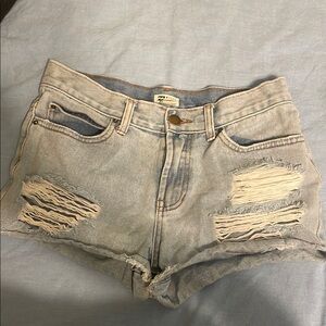 Denim Distressed Women Shorts